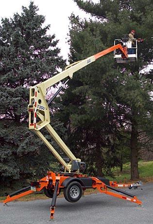 trailer mount manlift rental from ace equipment rentals in snohomish, wa