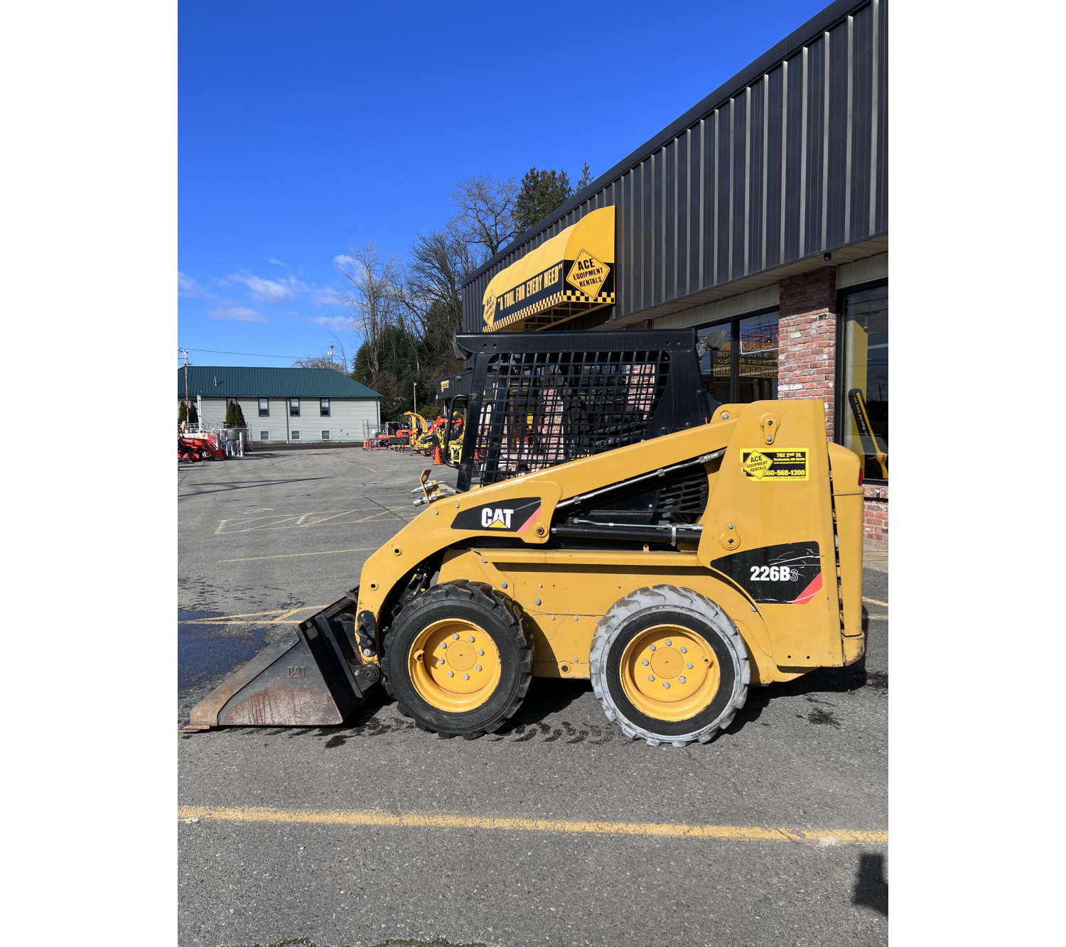 wheel loader rental from ace equipment rentals in snohomish, wa