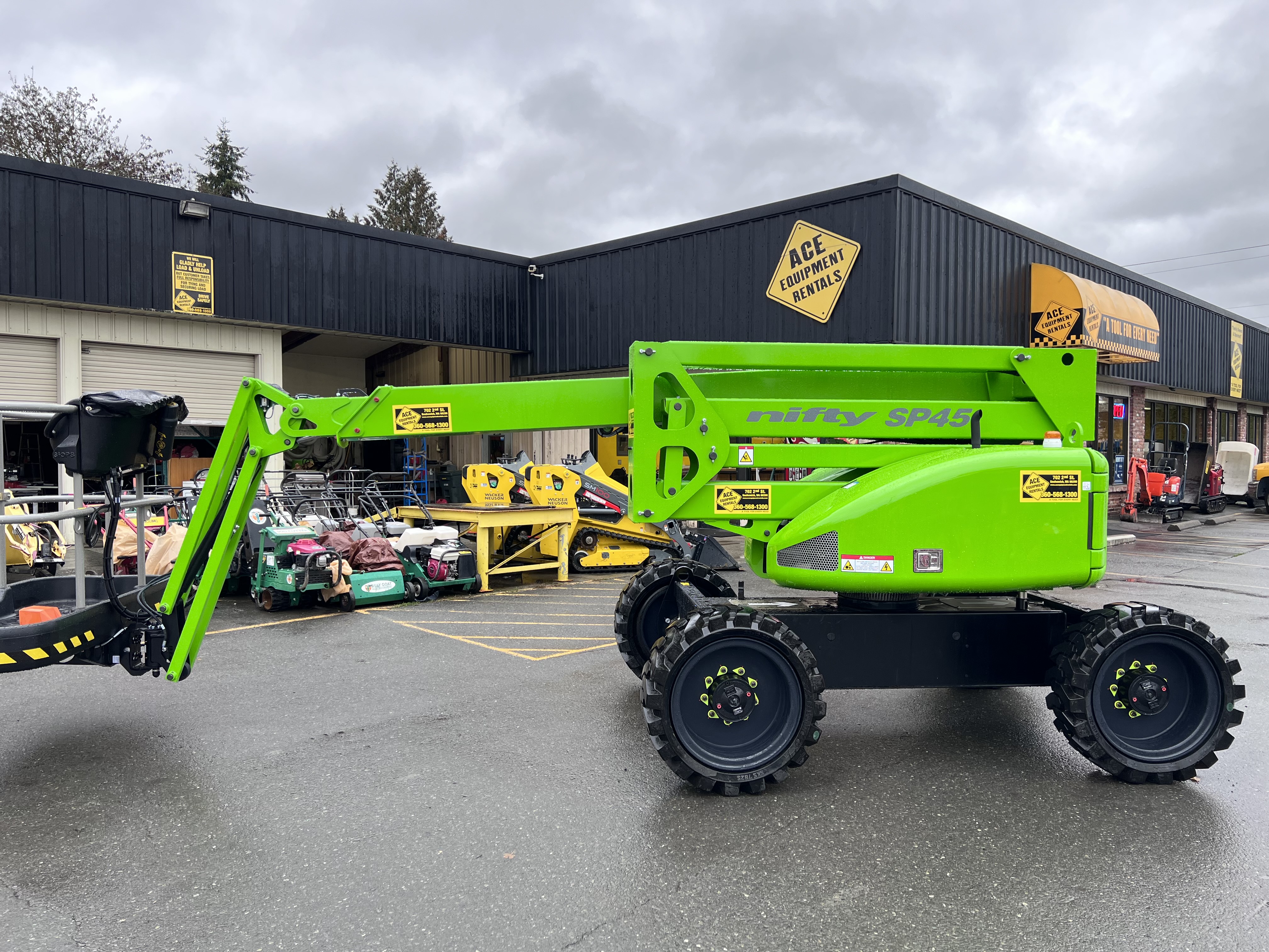 Nifty SP45D Boom Lift Rental from Ace Equipment Rentals in Snohomish, WA