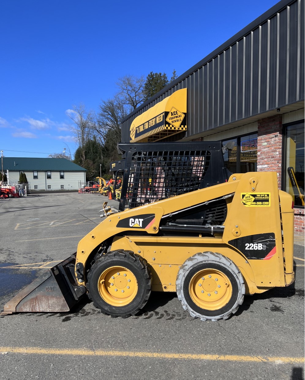 mini wheel loader rental from ace equipment rentals in snohomish, wa